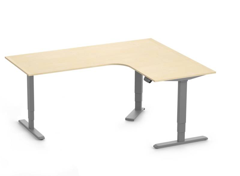 Ergolutions Schreibtisch PRIMUS elektrisch höhenverstellbarer Eckschreibtisch, 180 kg Traglast / Leise / Timer / Memory / Kollisionssensor Ergolutions Schreibtisch PRIMUS elektrisch höhenverstellbarer Eckschreibtisch, 180 kg Traglast / Leise / Timer / Memory / Kollisionssensor von Ergolutions
