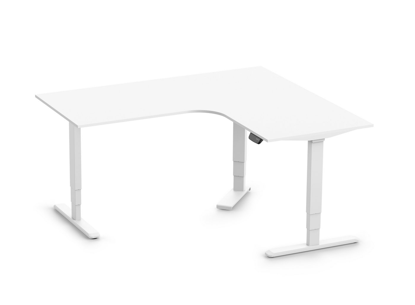 Ergolutions Schreibtisch PRIMUS elektrisch höhenverstellbarer Eckschreibtisch, 180 kg Traglast / Leise / Timer / Memory / Kollisionssensor Ergolutions Schreibtisch PRIMUS elektrisch höhenverstellbarer Eckschreibtisch, 180 kg Traglast / Leise / Timer / Memory / Kollisionssensor von Ergolutions