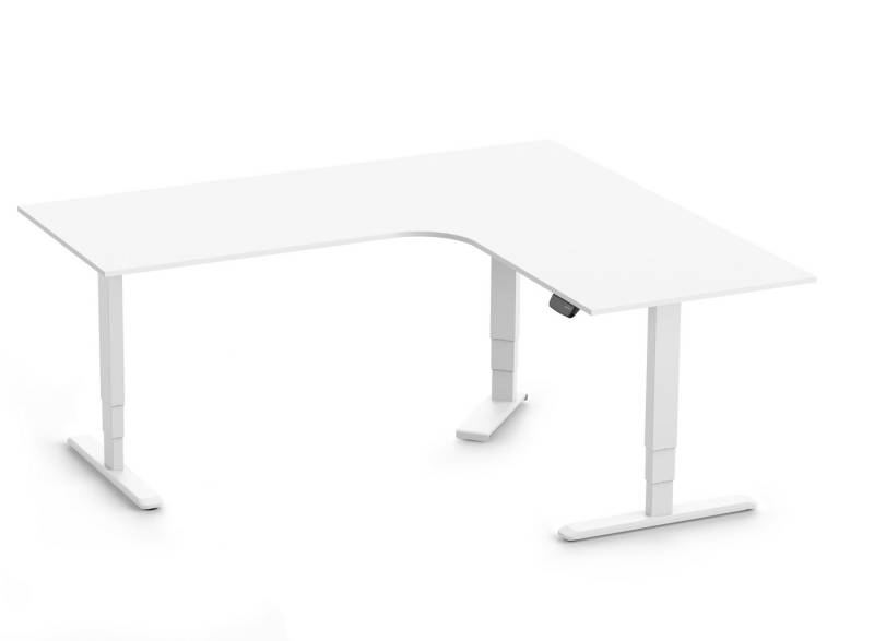Ergolutions Schreibtisch PRIMUS elektrisch höhenverstellbarer Eckschreibtisch, 180 kg Traglast / Leise / Timer / Memory / Kollisionssensor Ergolutions Schreibtisch PRIMUS elektrisch höhenverstellbarer Eckschreibtisch, 180 kg Traglast / Leise / Timer / Memory / Kollisionssensor von Ergolutions