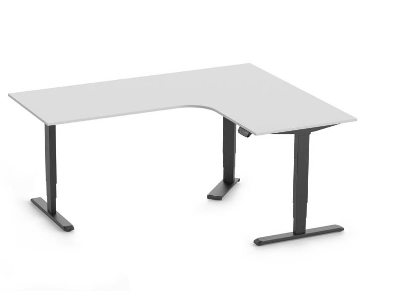 Ergolutions Schreibtisch PRIMUS elektrisch höhenverstellbarer Eckschreibtisch, 180 kg Traglast / Leise / Timer / Memory / Kollisionssensor Ergolutions Schreibtisch PRIMUS elektrisch höhenverstellbarer Eckschreibtisch, 180 kg Traglast / Leise / Timer / Memory / Kollisionssensor von Ergolutions