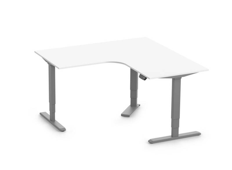 Ergolutions Schreibtisch PRIMUS elektrisch höhenverstellbarer Eckschreibtisch, 180 kg Traglast / Leise / Timer / Memory / Kollisionssensor Ergolutions Schreibtisch PRIMUS elektrisch höhenverstellbarer Eckschreibtisch, 180 kg Traglast / Leise / Timer / Memory / Kollisionssensor von Ergolutions