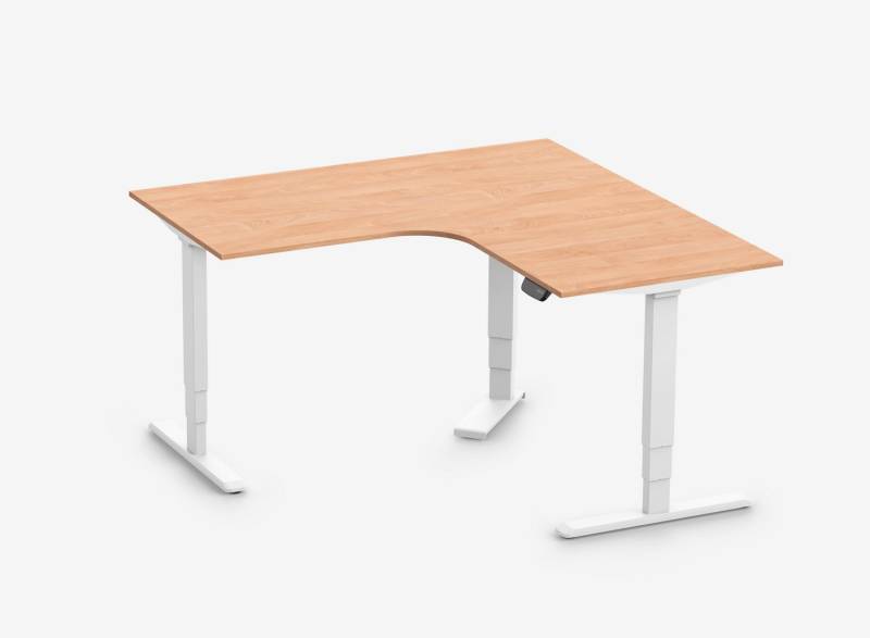 Ergolutions Schreibtisch PRIMUS elektrisch höhenverstellbarer Eckschreibtisch, 180 kg Traglast / Leise / Timer / Memory / Kollisionssensor Ergolutions Schreibtisch PRIMUS elektrisch höhenverstellbarer Eckschreibtisch, 180 kg Traglast / Leise / Timer / Memory / Kollisionssensor von Ergolutions