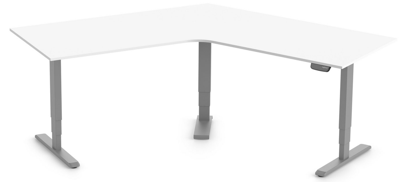 Ergolutions Schreibtisch PRIMUS elektrisch höhenverstellbarer Winkelschreibtisch, 180 kg Traglast / Leise / Timer / Memory / Kollisionssensor Ergolutions Schreibtisch PRIMUS elektrisch höhenverstellbarer Winkelschreibtisch, 180 kg Traglast / Leise / Timer / Memory / Kollisionssensor von Ergolutions