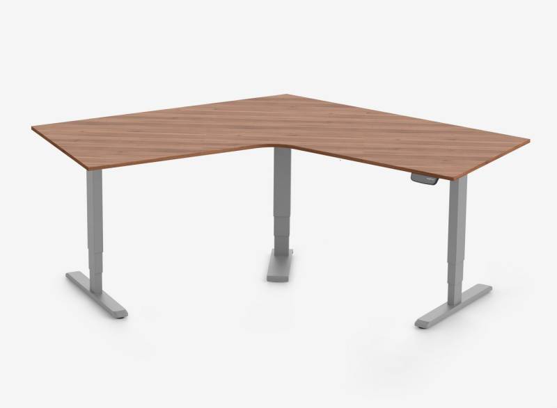 Ergolutions Schreibtisch PRIMUS elektrisch höhenverstellbarer Winkelschreibtisch, 180 kg Traglast / Leise / Timer / Memory / Kollisionssensor Ergolutions Schreibtisch PRIMUS elektrisch höhenverstellbarer Winkelschreibtisch, 180 kg Traglast / Leise / Timer / Memory / Kollisionssensor von Ergolutions