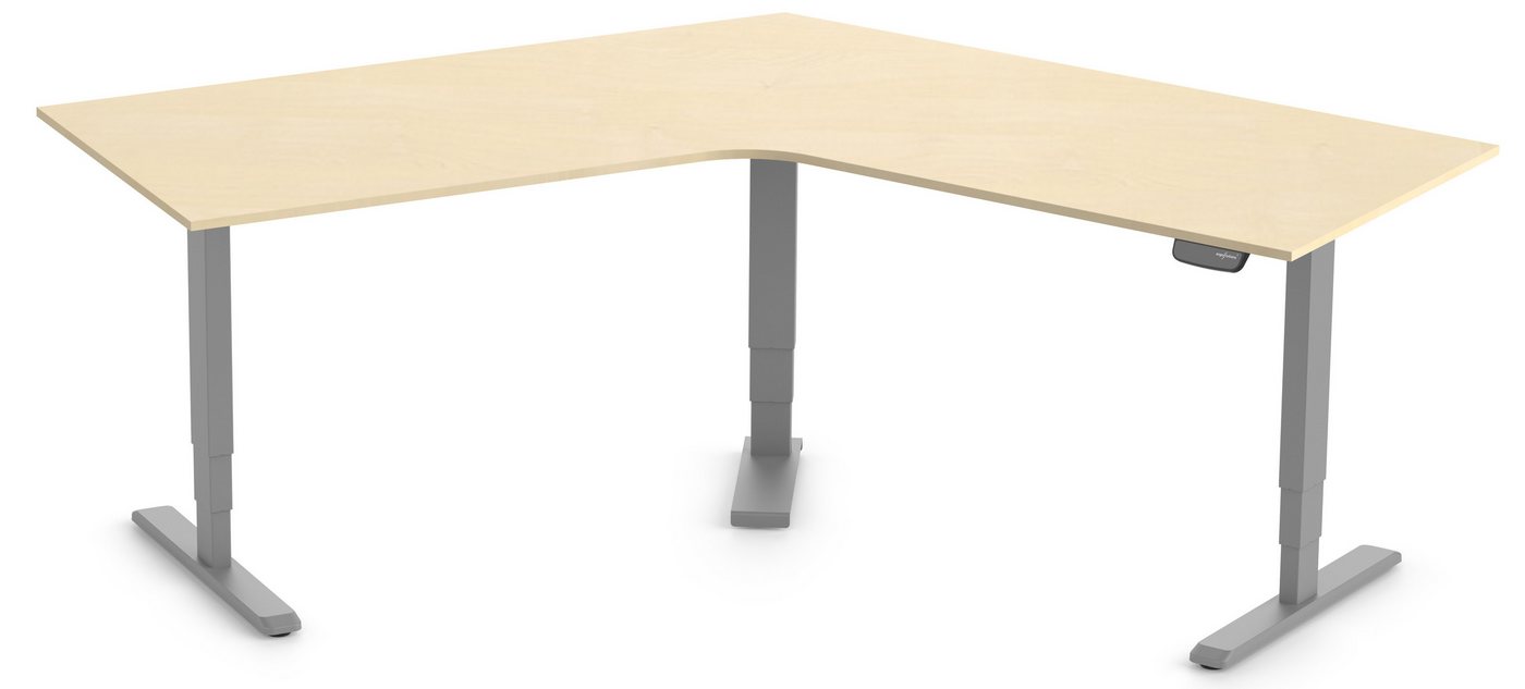 Ergolutions Schreibtisch PRIMUS elektrisch höhenverstellbarer Winkelschreibtisch, 180 kg Traglast / Leise / Timer / Memory / Kollisionssensor Ergolutions Schreibtisch PRIMUS elektrisch höhenverstellbarer Winkelschreibtisch, 180 kg Traglast / Leise / Timer / Memory / Kollisionssensor von Ergolutions