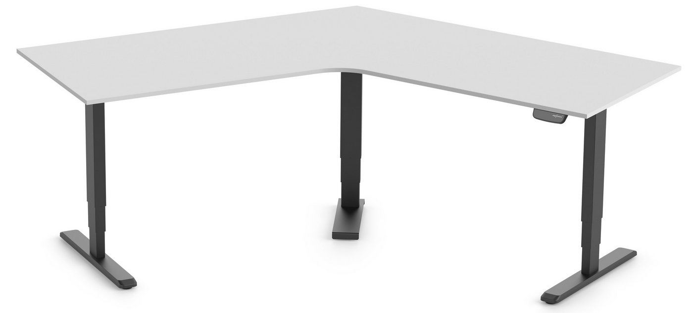 Ergolutions Schreibtisch PRIMUS elektrisch höhenverstellbarer Winkelschreibtisch, 180 kg Traglast / Leise / Timer / Memory / Kollisionssensor Ergolutions Schreibtisch PRIMUS elektrisch höhenverstellbarer Winkelschreibtisch, 180 kg Traglast / Leise / Timer / Memory / Kollisionssensor von Ergolutions