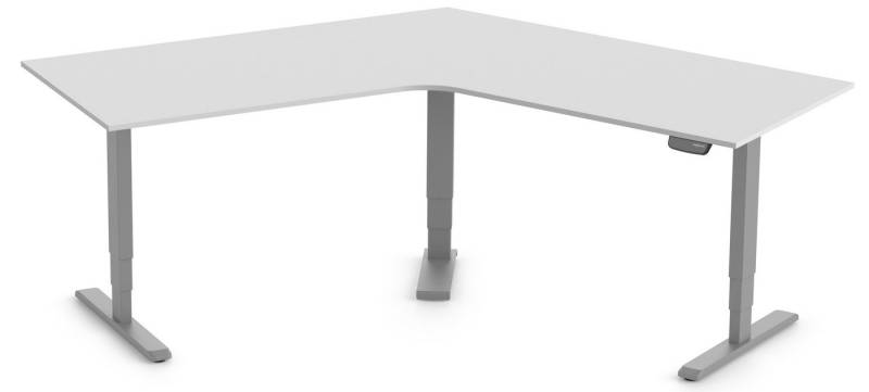 Ergolutions Schreibtisch PRIMUS elektrisch höhenverstellbarer Winkelschreibtisch, 180 kg Traglast / Leise / Timer / Memory / Kollisionssensor Ergolutions Schreibtisch PRIMUS elektrisch höhenverstellbarer Winkelschreibtisch, 180 kg Traglast / Leise / Timer / Memory / Kollisionssensor von Ergolutions