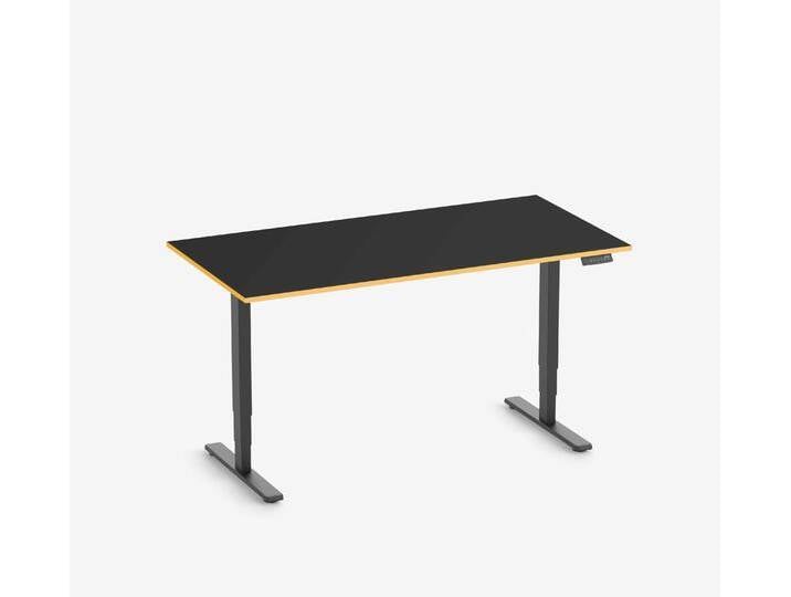 FOKUS Gamingschreibtisch Schwarz 160x80 Rechteck Sundown von Ergolutions