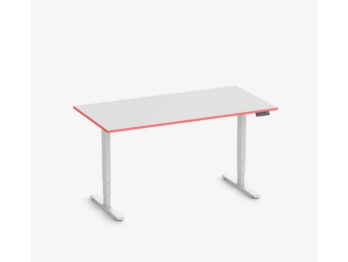 FOKUS Gamingschreibtisch Weiß 160x80 Rechteck Fire Red FOKUS Gamingschreibtisch Weiß 160x80 Rechteck Fire Red von Ergolutions