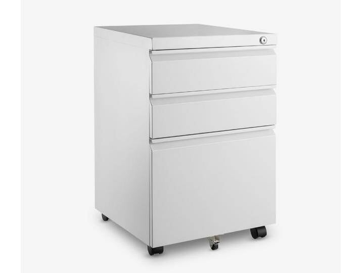 Metall Rollcontainer Weiß - ohne Blende Metall Rollcontainer Weiß - ohne Blende von Ergolutions