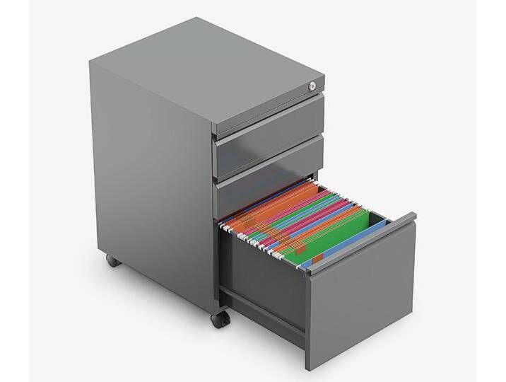 Metallrollcontainer Grau Lichtgrau von Ergolutions