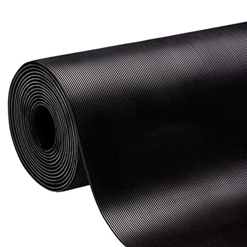 Feinriefen Gummiläufer - 10 Größen wählbar - Beite: 100cm - 100x800cm von Homry