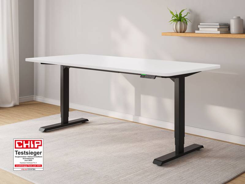 Desktopia Pro X - Elektrisch höhenverstellbarer Schreibtisch mit Memory-Display Desktopia Pro X - Elektrisch höhenverstellbarer Schreibtisch mit Memory-Display von Ergotopia