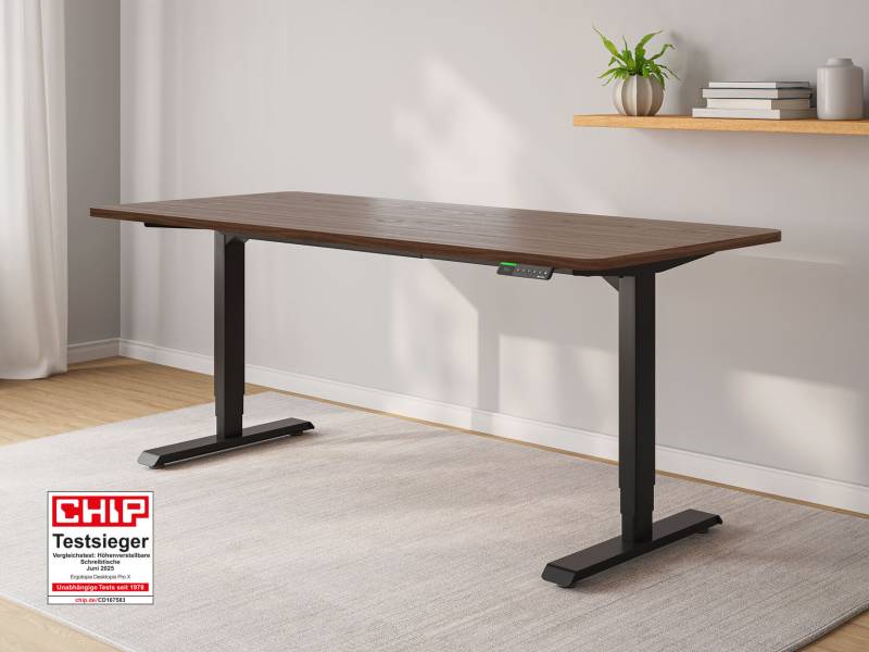 Desktopia Pro X - Elektrisch höhenverstellbarer Schreibtisch mit Memory-Display von Ergotopia