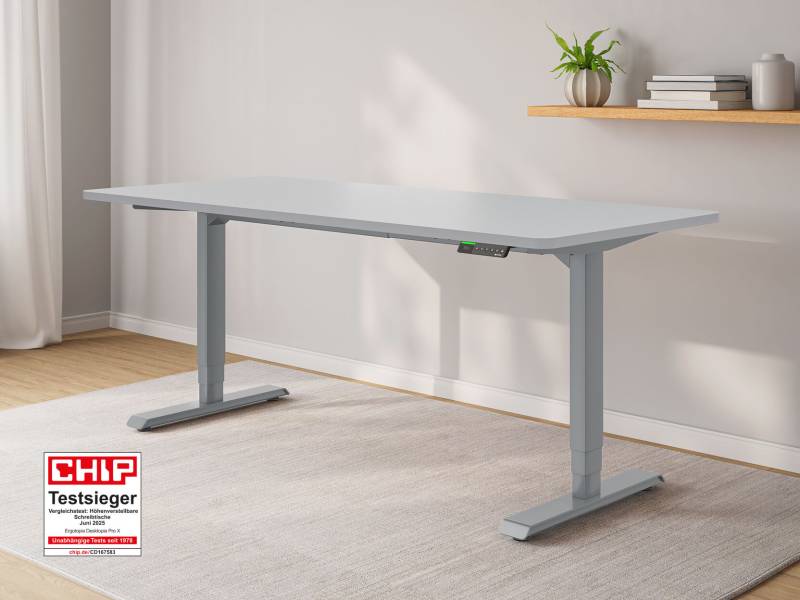 Desktopia Pro X - Elektrisch höhenverstellbarer Schreibtisch mit Memory-Display Desktopia Pro X - Elektrisch höhenverstellbarer Schreibtisch mit Memory-Display von Ergotopia