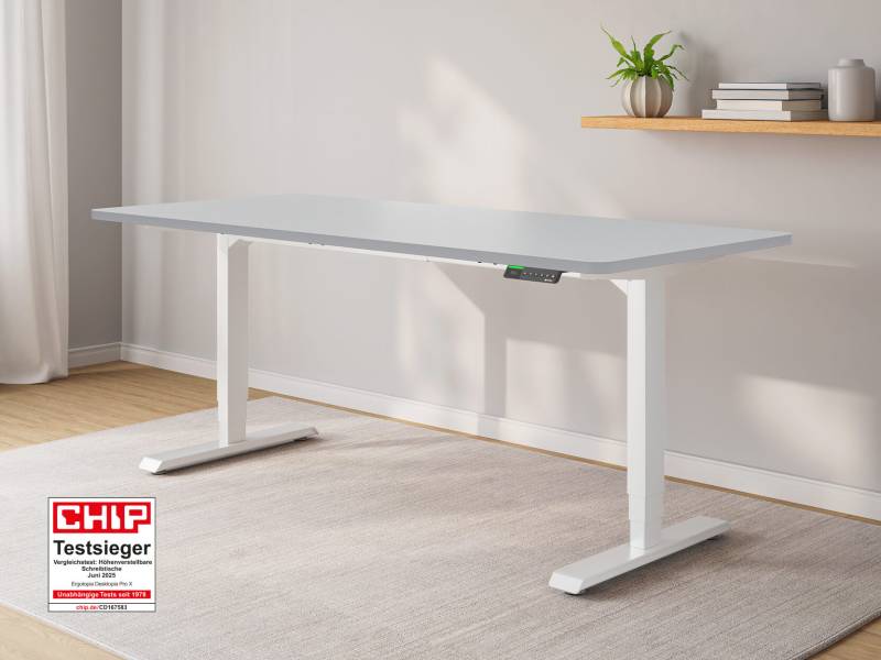 Desktopia Pro X - Elektrisch höhenverstellbarer Schreibtisch mit Memory-Display Desktopia Pro X - Elektrisch höhenverstellbarer Schreibtisch mit Memory-Display von Ergotopia