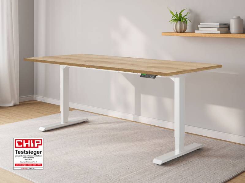 Desktopia Pro X - Elektrisch höhenverstellbarer Schreibtisch mit Memory-Display Desktopia Pro X - Elektrisch höhenverstellbarer Schreibtisch mit Memory-Display von Ergotopia