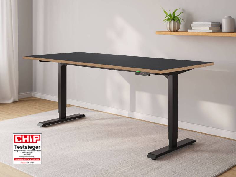 Desktopia Pro X - Elektrisch höhenverstellbarer Schreibtisch mit Memory-Display Desktopia Pro X - Elektrisch höhenverstellbarer Schreibtisch mit Memory-Display von Ergotopia