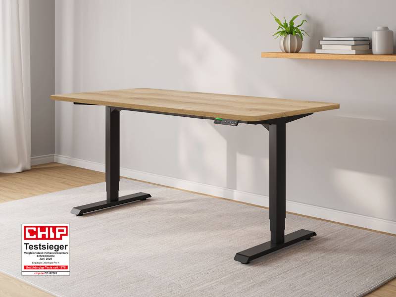 Desktopia Pro X - Elektrisch höhenverstellbarer Schreibtisch mit Memory-Display Desktopia Pro X - Elektrisch höhenverstellbarer Schreibtisch mit Memory-Display von Ergotopia