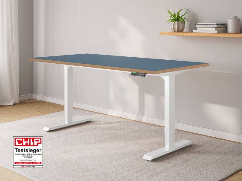Desktopia Pro X - Elektrisch höhenverstellbarer Schreibtisch mit Memory-Display von Ergotopia
