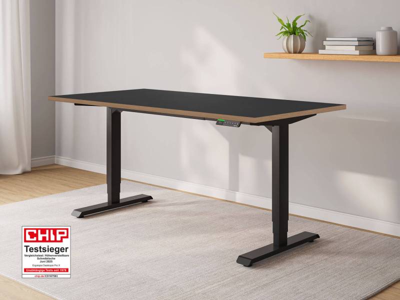 Desktopia Pro X - Elektrisch höhenverstellbarer Schreibtisch mit Memory-Display von Ergotopia