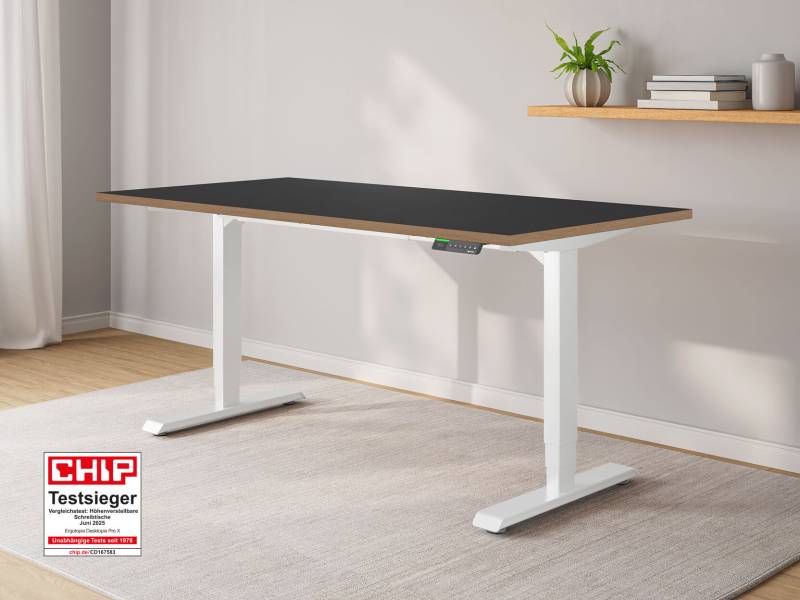Desktopia Pro X - Elektrisch höhenverstellbarer Schreibtisch mit Memory-Display von Ergotopia