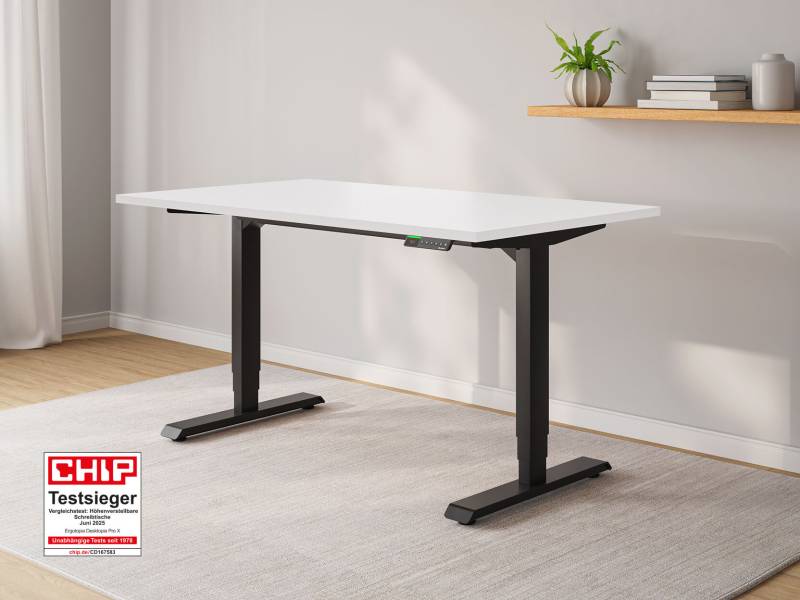 Desktopia Pro X - Elektrisch höhenverstellbarer Schreibtisch mit Memory-Display Desktopia Pro X - Elektrisch höhenverstellbarer Schreibtisch mit Memory-Display von Ergotopia