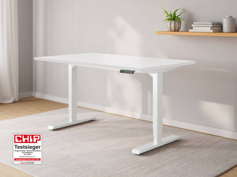 Desktopia Pro X - Elektrisch höhenverstellbarer Schreibtisch mit Memory-Display von Ergotopia