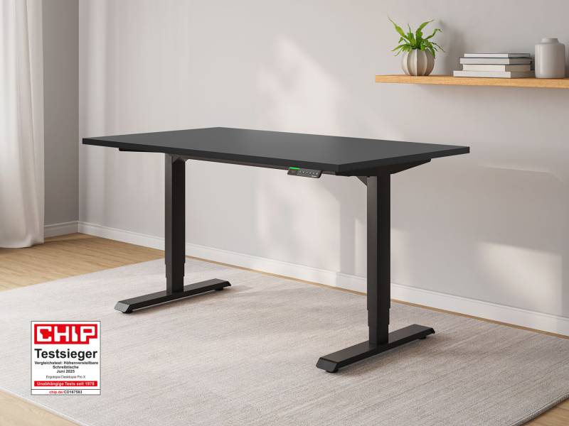 Desktopia Pro X - Elektrisch höhenverstellbarer Schreibtisch mit Memory-Display von Ergotopia