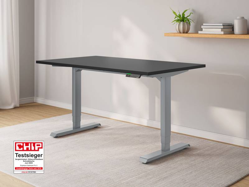 Desktopia Pro X - Elektrisch höhenverstellbarer Schreibtisch mit Memory-Display Desktopia Pro X - Elektrisch höhenverstellbarer Schreibtisch mit Memory-Display von Ergotopia