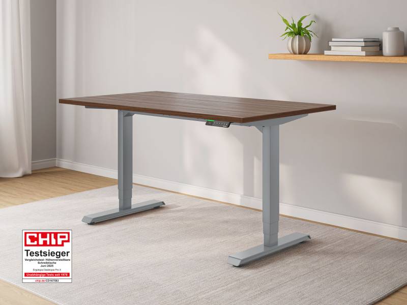 Desktopia Pro X - Elektrisch höhenverstellbarer Schreibtisch mit Memory-Display Desktopia Pro X - Elektrisch höhenverstellbarer Schreibtisch mit Memory-Display von Ergotopia