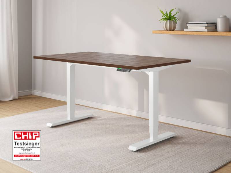 Desktopia Pro X - Elektrisch höhenverstellbarer Schreibtisch mit Memory-Display Desktopia Pro X - Elektrisch höhenverstellbarer Schreibtisch mit Memory-Display von Ergotopia