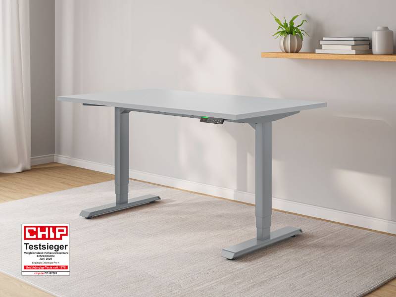 Desktopia Pro X - Elektrisch höhenverstellbarer Schreibtisch mit Memory-Display Desktopia Pro X - Elektrisch höhenverstellbarer Schreibtisch mit Memory-Display von Ergotopia