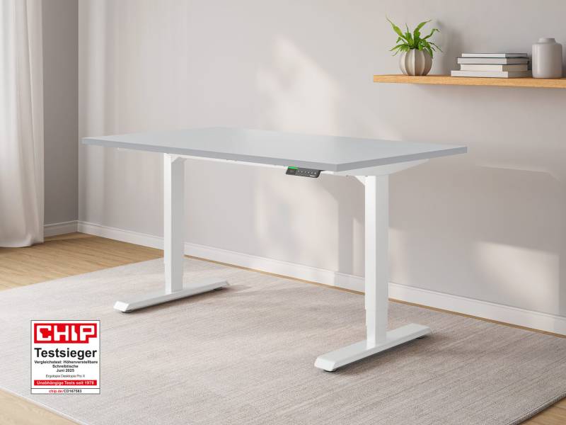 Desktopia Pro X - Elektrisch höhenverstellbarer Schreibtisch mit Memory-Display Desktopia Pro X - Elektrisch höhenverstellbarer Schreibtisch mit Memory-Display von Ergotopia