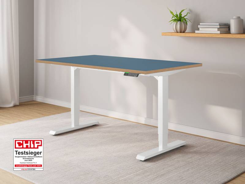 Desktopia Pro X - Elektrisch höhenverstellbarer Schreibtisch mit Memory-Display von Ergotopia
