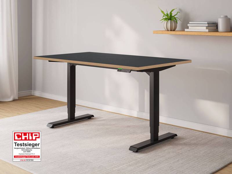 Desktopia Pro X - Elektrisch höhenverstellbarer Schreibtisch mit Memory-Display von Ergotopia