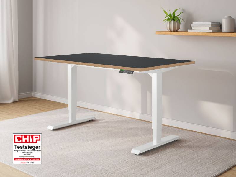 Desktopia Pro X - Elektrisch höhenverstellbarer Schreibtisch mit Memory-Display von Ergotopia