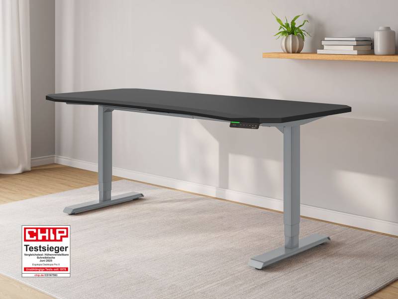 Desktopia Pro X - Elektrisch höhenverstellbarer Schreibtisch mit Memory-Display Desktopia Pro X - Elektrisch höhenverstellbarer Schreibtisch mit Memory-Display von Ergotopia