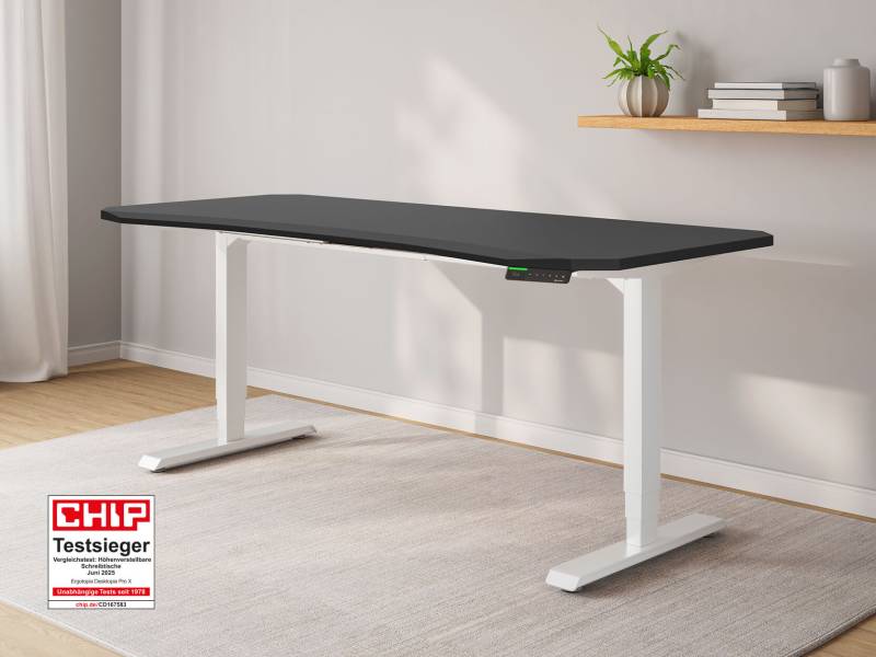 Desktopia Pro X - Elektrisch höhenverstellbarer Schreibtisch mit Memory-Display von Ergotopia