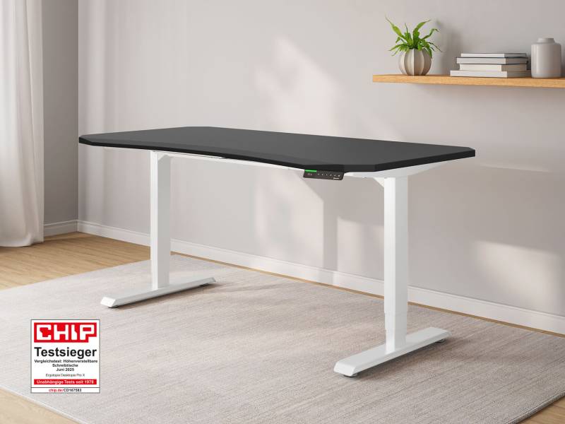 Desktopia Pro X - Elektrisch höhenverstellbarer Schreibtisch mit Memory-Display von Ergotopia