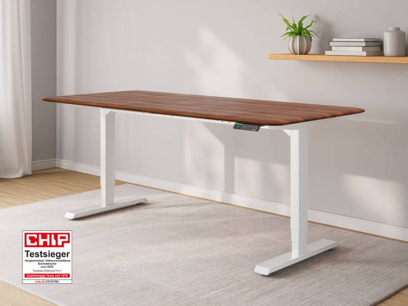 Desktopia Pro X - Elektrisch höhenverstellbarer Schreibtisch mit Memory-Display Desktopia Pro X - Elektrisch höhenverstellbarer Schreibtisch mit Memory-Display von Ergotopia