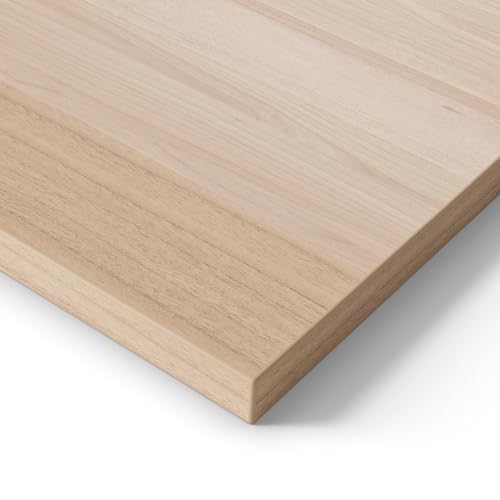 Ergotopia® Tischplatte Ahorn 160 cm, robuste Schreibtischplatte ideal für höhenverstellbare Schreibtische - Holzplatte gefertigt in Deutschland - 25 mm Bürotischplatte von Ergotopia