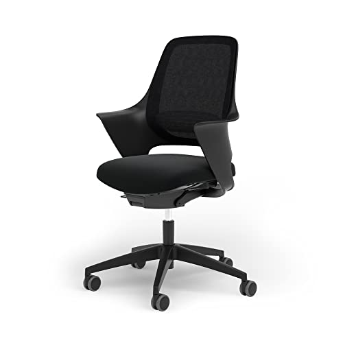 Ergotopia WellBack Ergonomischer Bürostuhl Made in Germany, Bequemer Schreibtischstuhl mit Lordosenstütze und Synchronmechanik, für Büro und Homeoffice von Ergotopia