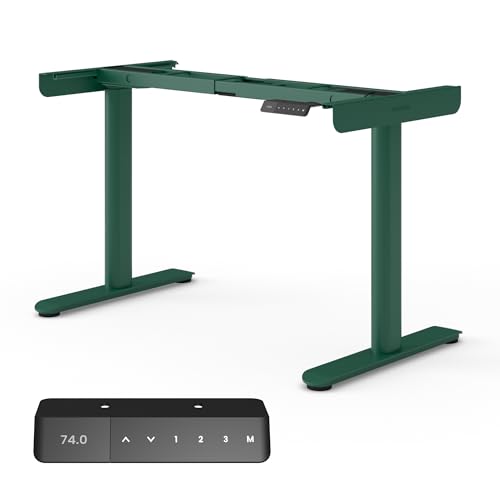 Ergotopia Desktopia One – Höhenverstellbarer Schreibtisch Gestell, Elektrisch höhenverstellbares Tischgestell, TÜV-geprüft, Schreibtisch höhenverstellbar mit Doppelmotor-System, 7 Jahre Garantie von Ergotopia