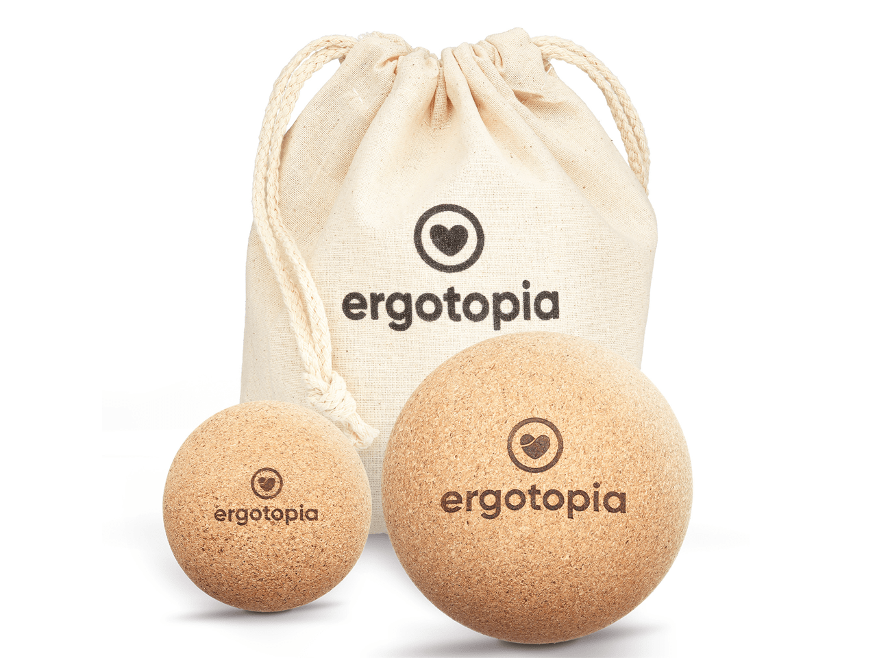 Ergotopia Faszienball-Set aus antibakteriellem & langlebigem Natur-Kork / umweltfreundlicher Massageball zur gezielten Selbstmassage von Triggerpunkten & Verspannungen Ergotopia Faszienball-Set aus antibakteriellem & langlebigem Natur-Kork / umweltfreundlicher Massageball zur gezielten Selbstmassage von Triggerpunkten & Verspannungen von Ergotopia