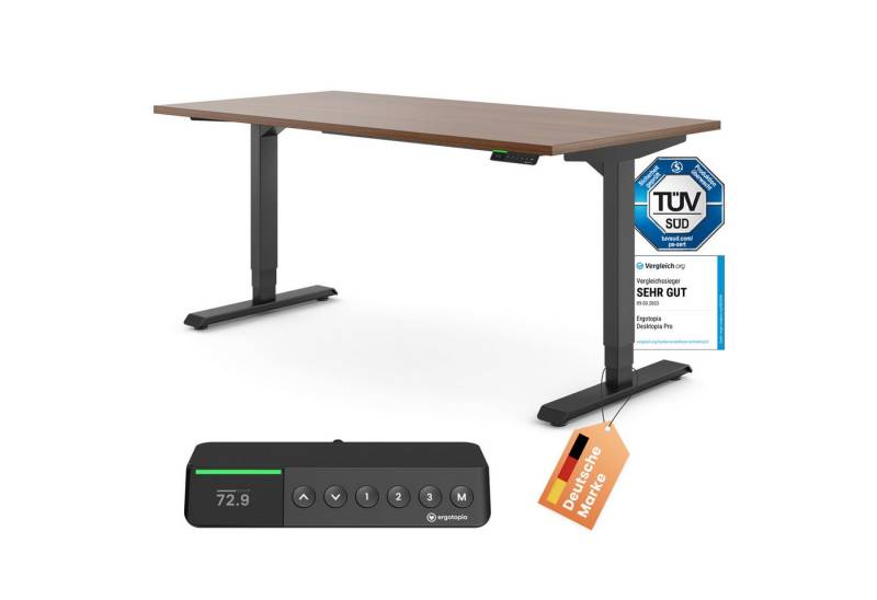Ergotopia Schreibtisch Desktopia Pro X elektrisch höhenverstellbarer Schreibtisch, elektrisch verstellbarer Bürotisch inkl. edlem OLED-Display von Ergotopia