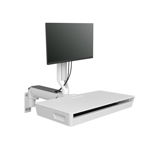 Ergotron Montage-Hardware-Carfit-Kombinationsarm mit Arbeitsfläche von Ergotron