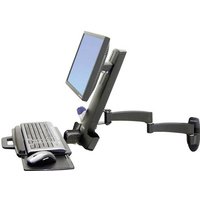 Ergotron Combo Arm Serie 200 1fach Monitor-Wandhalterung 25,4cm (10 ) - 61,0cm (24 ) Schwarz Tast von Ergotron