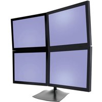 Ergotron DS100 4fach Monitor-Standfuß 25,4cm (10 ) - 61,0cm (24 ) Schwarz Rotierbar von Ergotron
