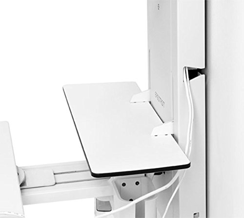 Ergotron StyleView Vertikaler Aufzug für Patientenzimmer - Wandhalterung für LCD-Display/Tastatur/Maus/Barcode-Scanner - Weiß - Bildschirmgröße: 61 cm (24 Zoll) von Ergotron